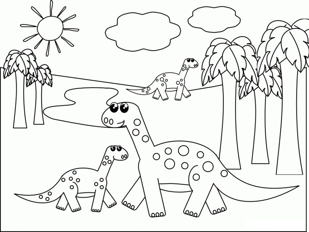 dinosaur to coloring pages