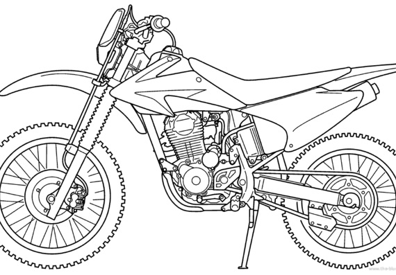 Dirt Bike Coloring Pages Pdf