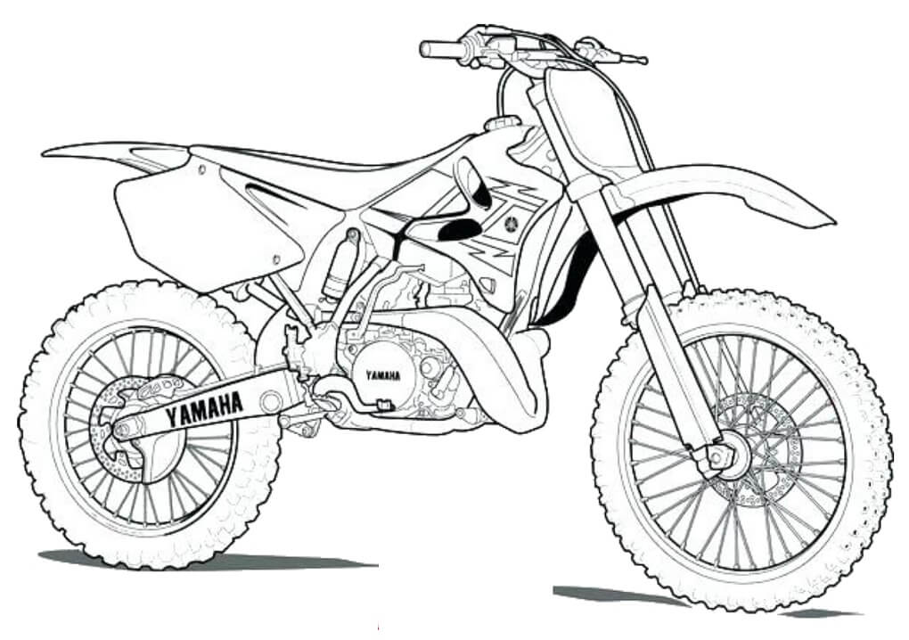Dirt Bike Coloring Pages