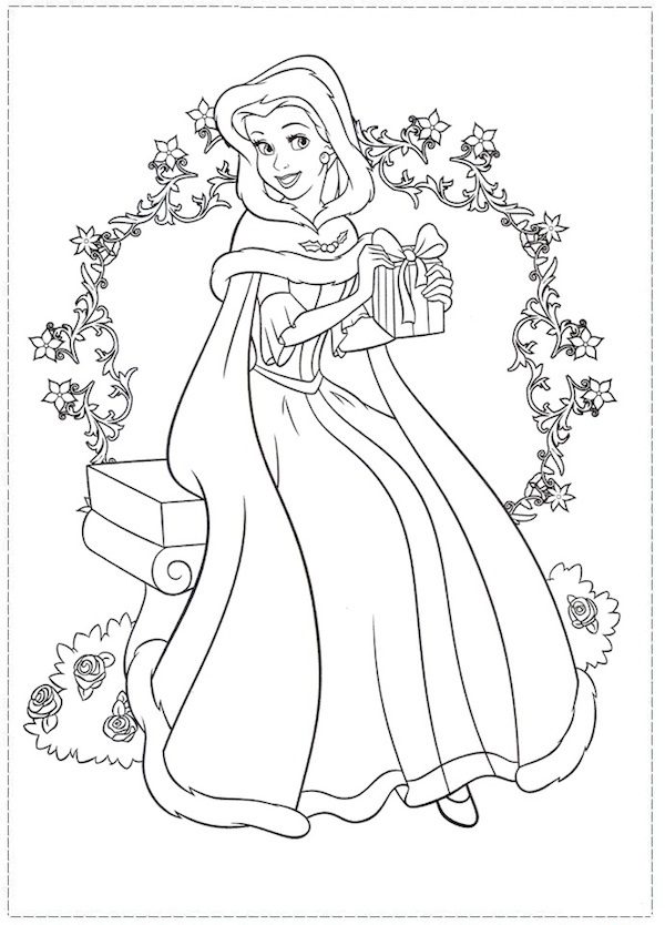 disney coloring pages winter