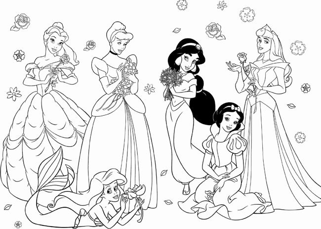 disney-princess-coloring-pages-winter