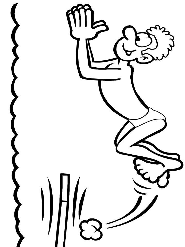 Diver Sports Coloring Pages