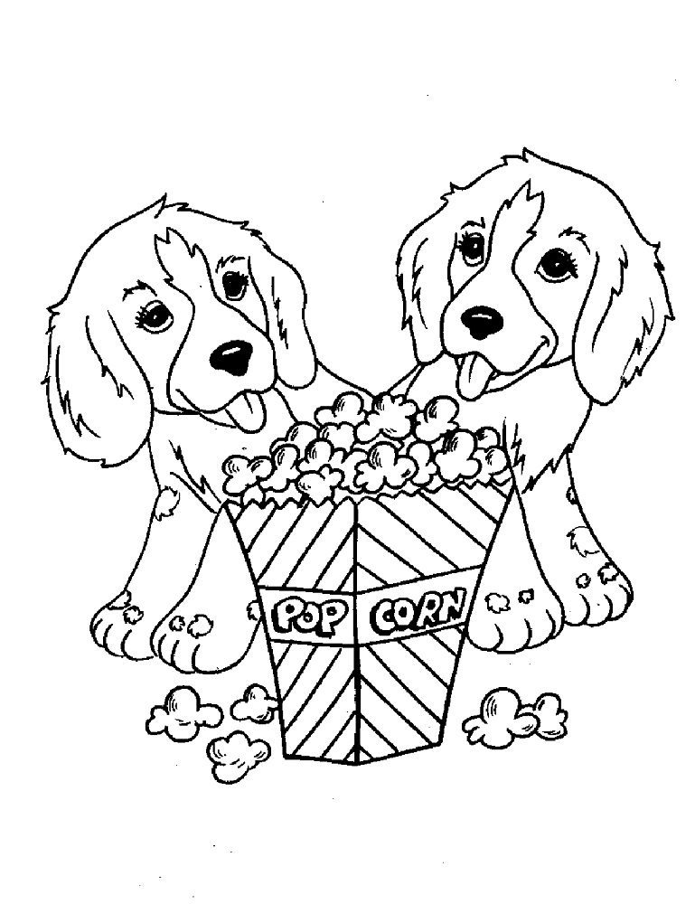 dog coloring sheets