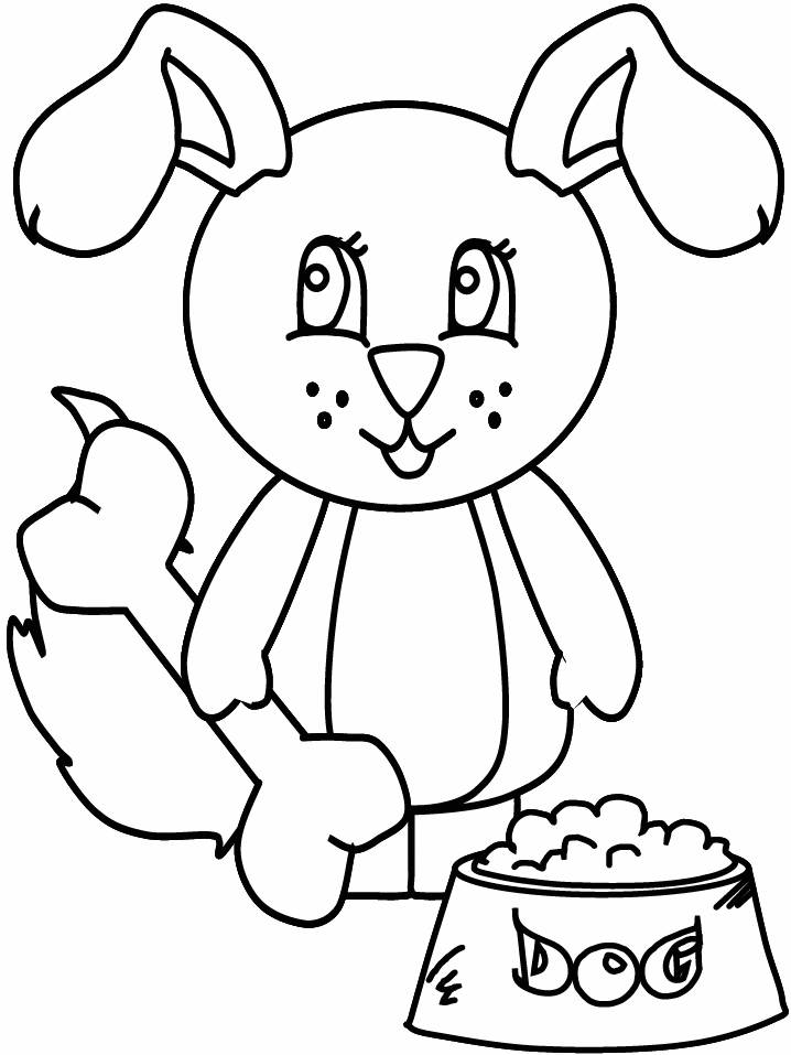 Cute Dogs Coloring Pages