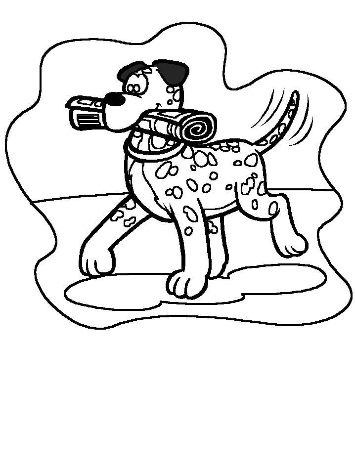 Realistic Dog Coloring Pages