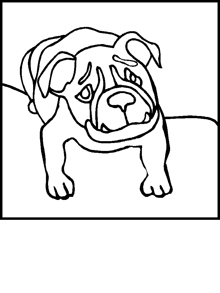 Dog Free Coloring Pages