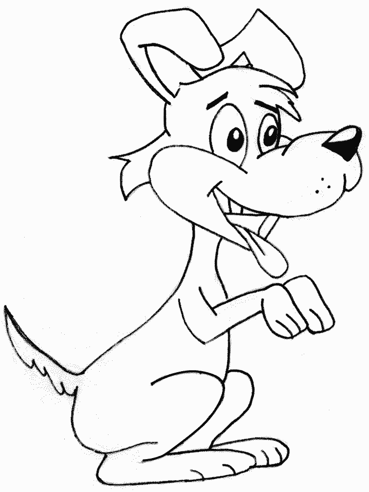 Free Dog Printable Coloring Pages