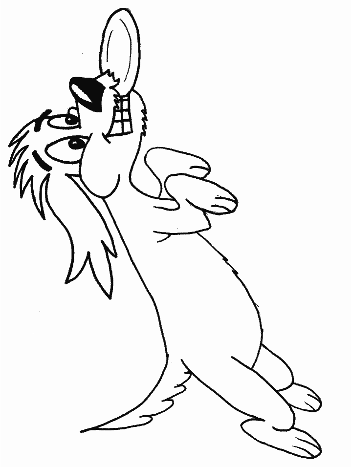 Dog Playing Coloring Pages