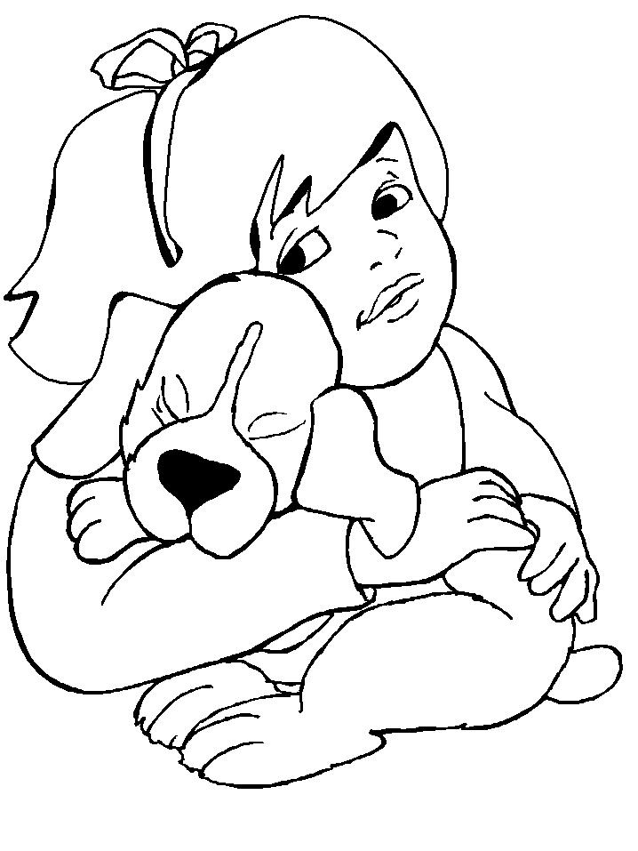 Dog Man Coloring Pages