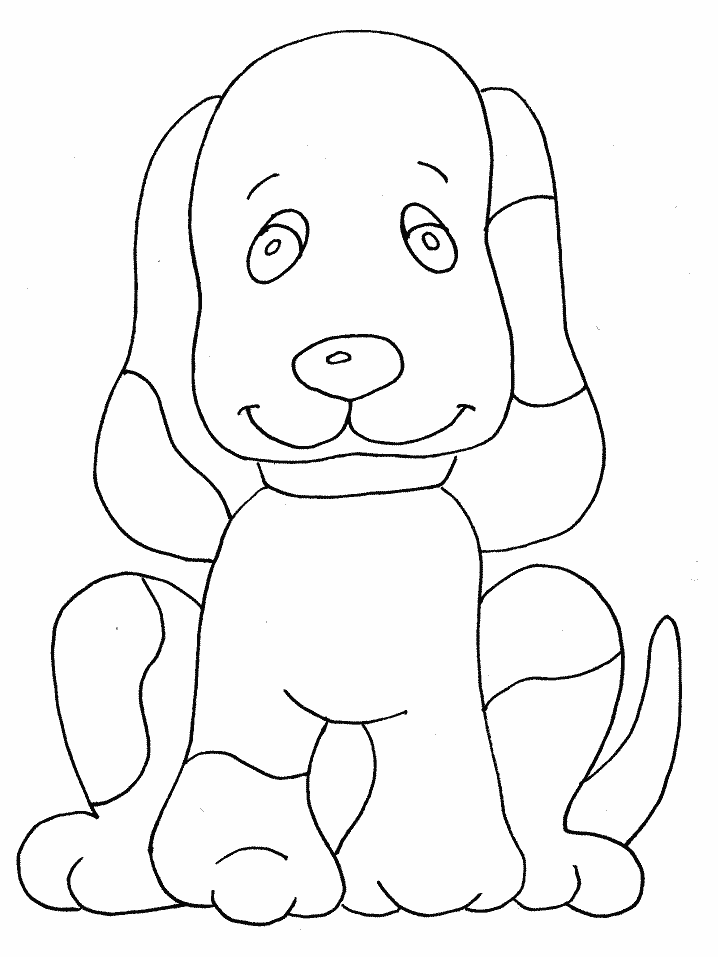 puppy dog coloring page