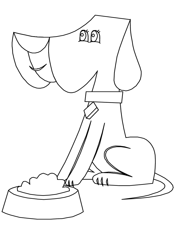 Cute Dogs Coloring Page