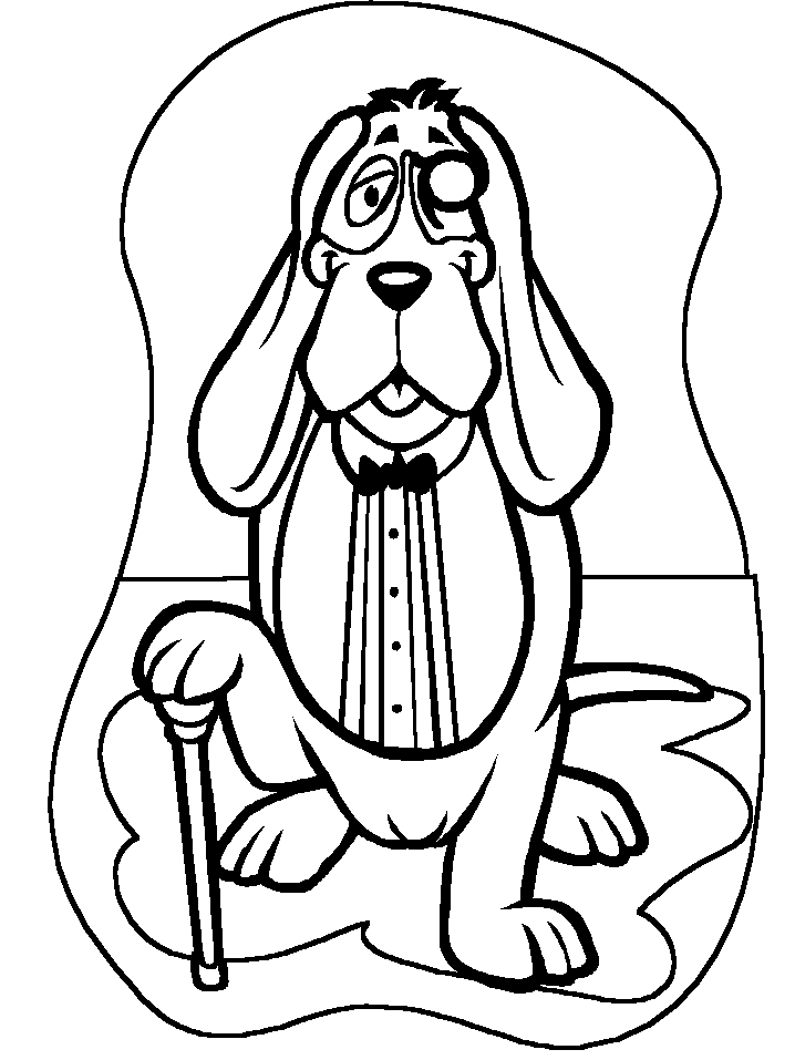 Dog Coloring Pages for Adults