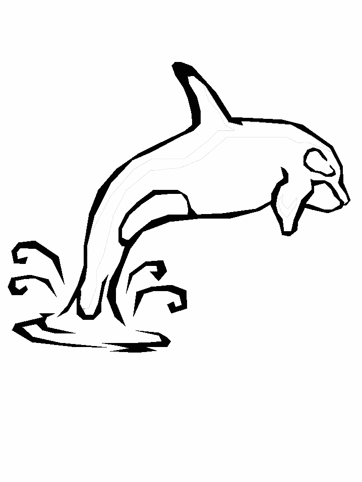 Dolphins Coloring Pages