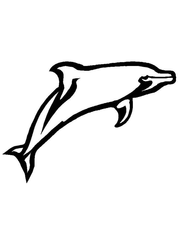 Free Dolphin Coloring Pages