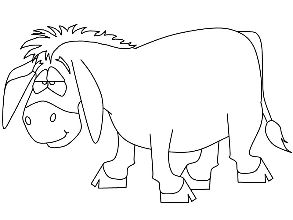 Donkey Shrek Coloring Pages