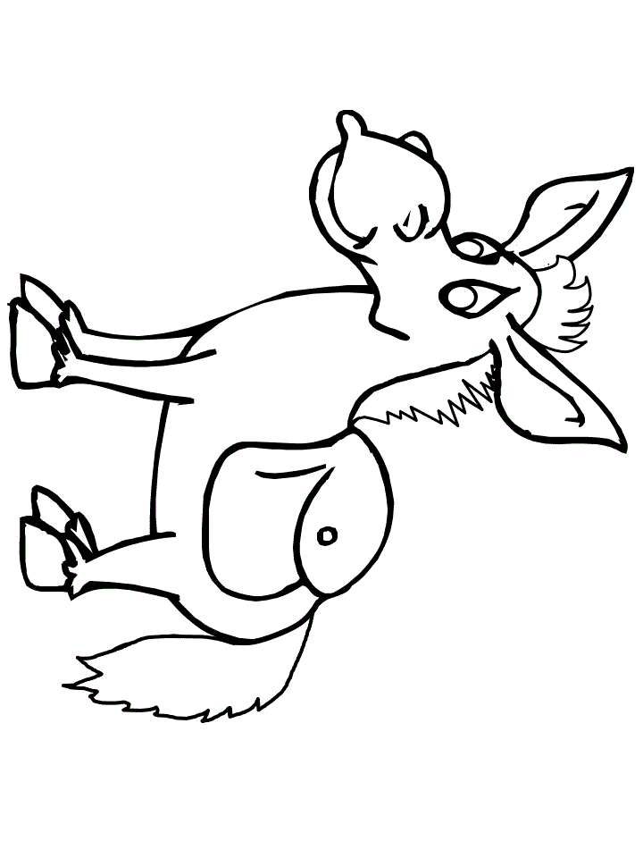 Balaam Donkey Coloring Pages