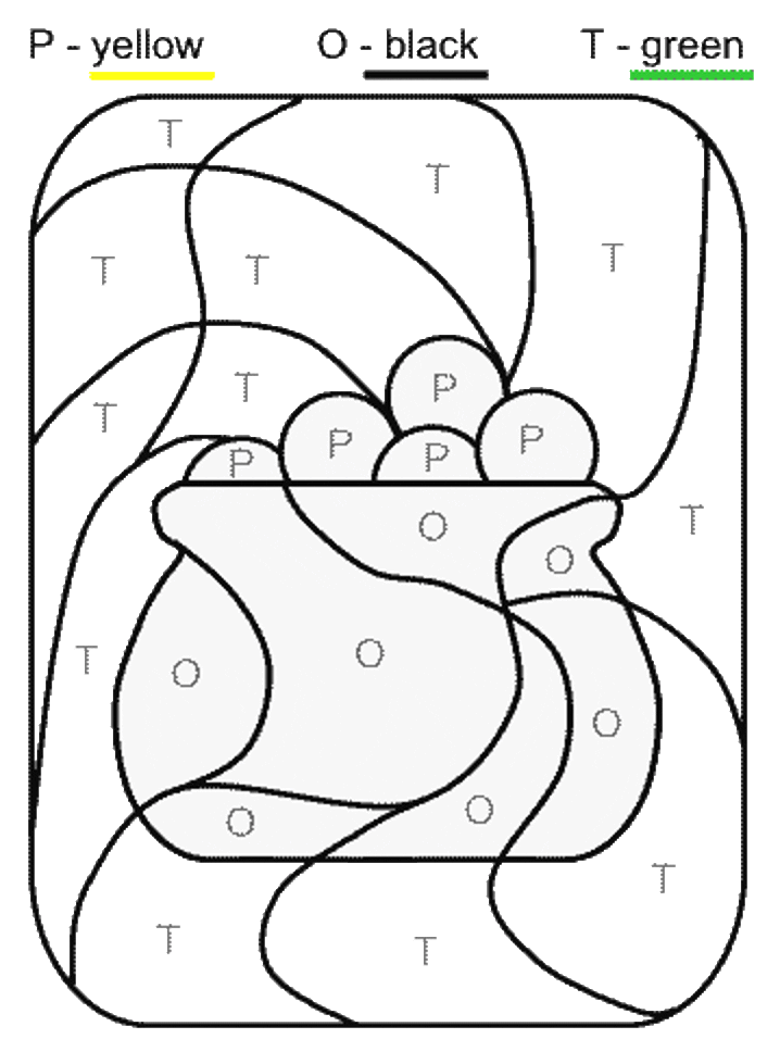 Dot Puzzle Pot Coloring Pages