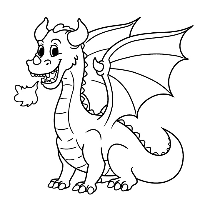 Dragon Coloring Page