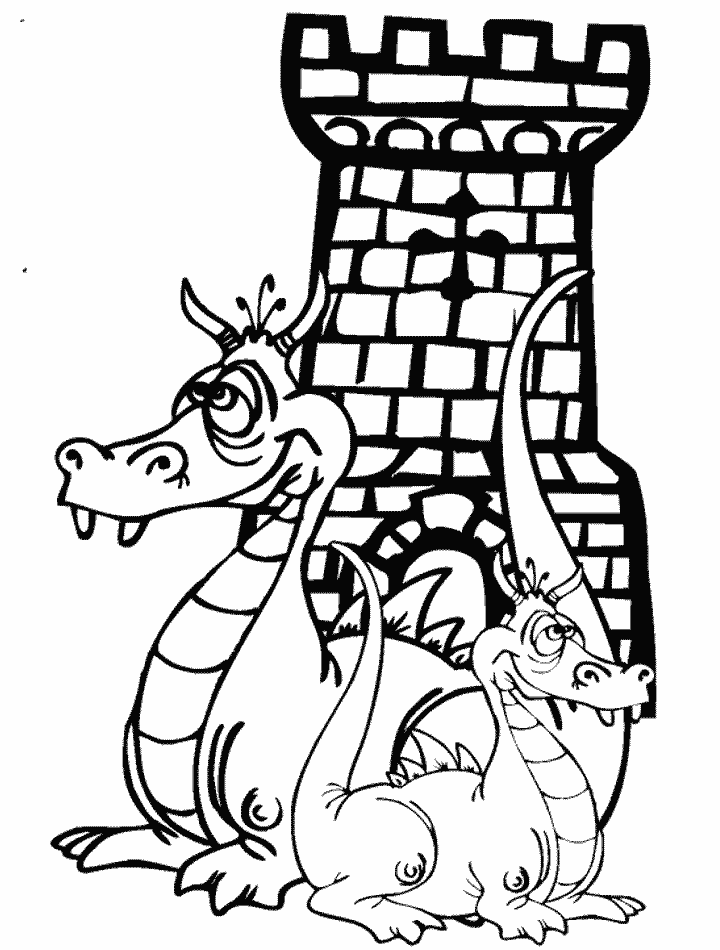 Dragons Coloring Pages