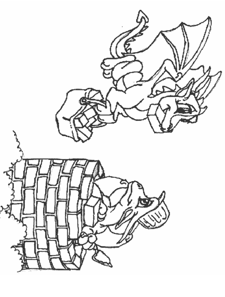 Dragons 8 Fantasy Coloring Pages