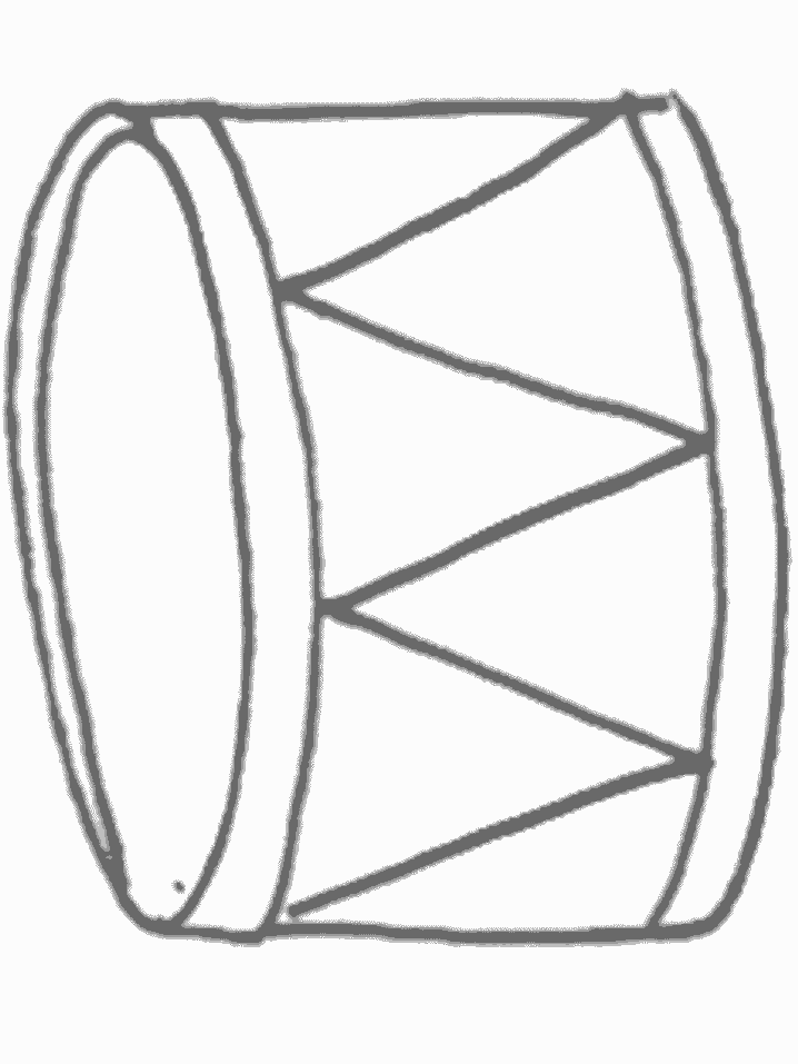 Drum Music Coloring Pages