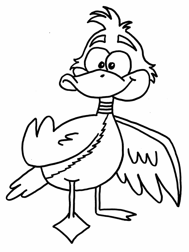 Duck Animals Coloring Pages