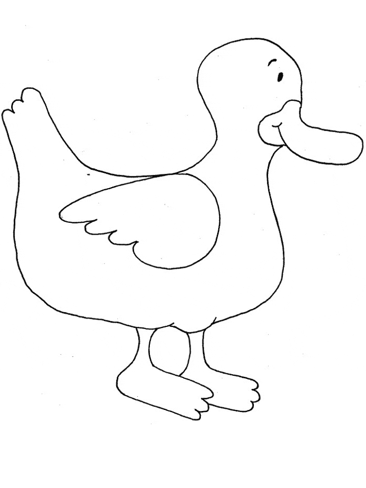 Duck Coloring Page