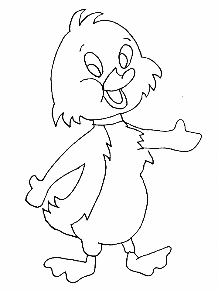 Printable Duck Coloring Pages