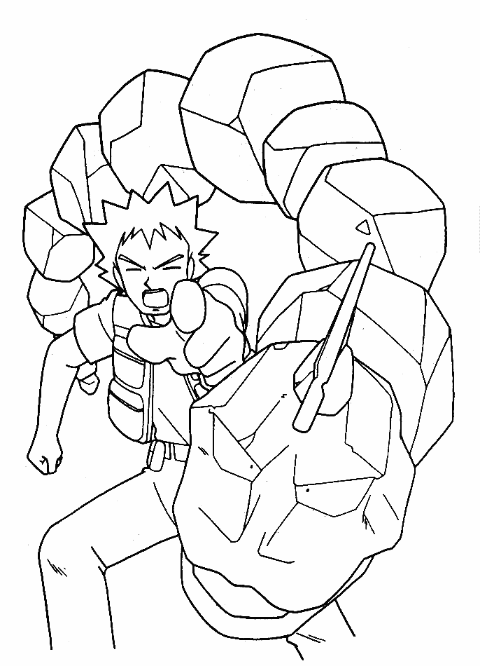 Brock Coloring Pages