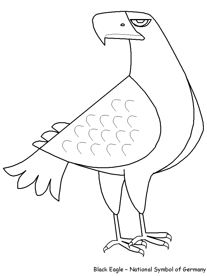 Eagle Germany Coloring Pages