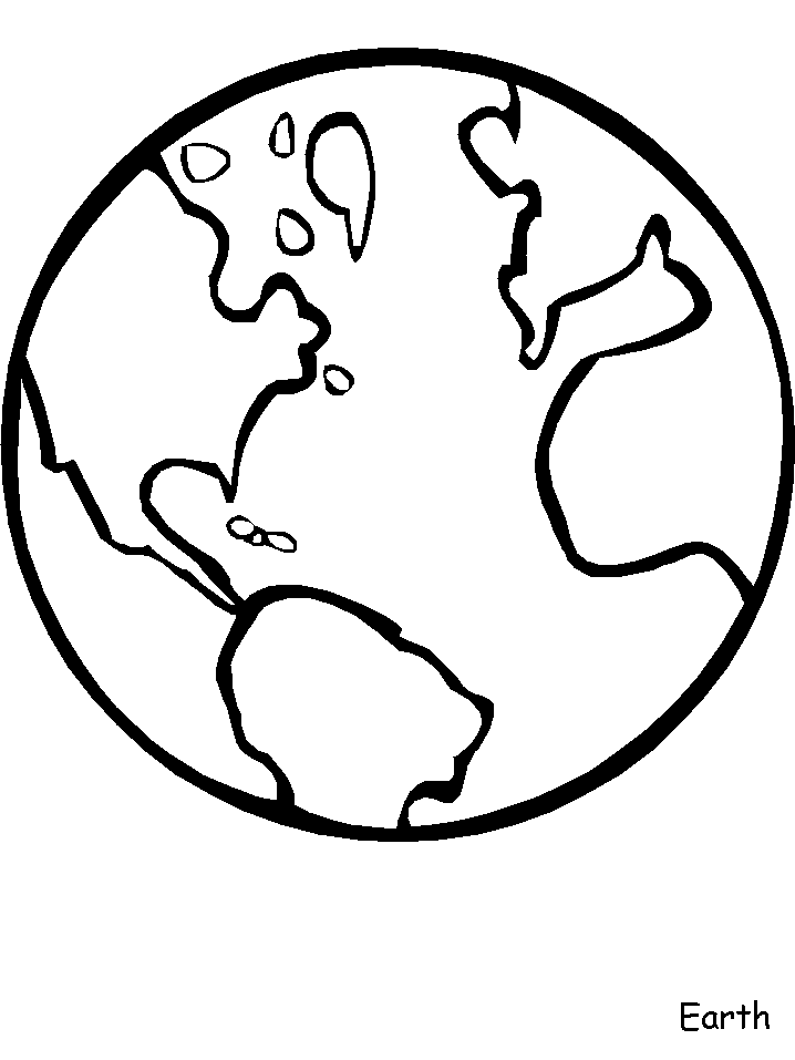 Earth Images Coloring Pages
