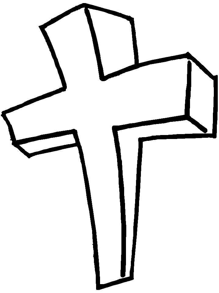 Easter Cross Coloring Pages