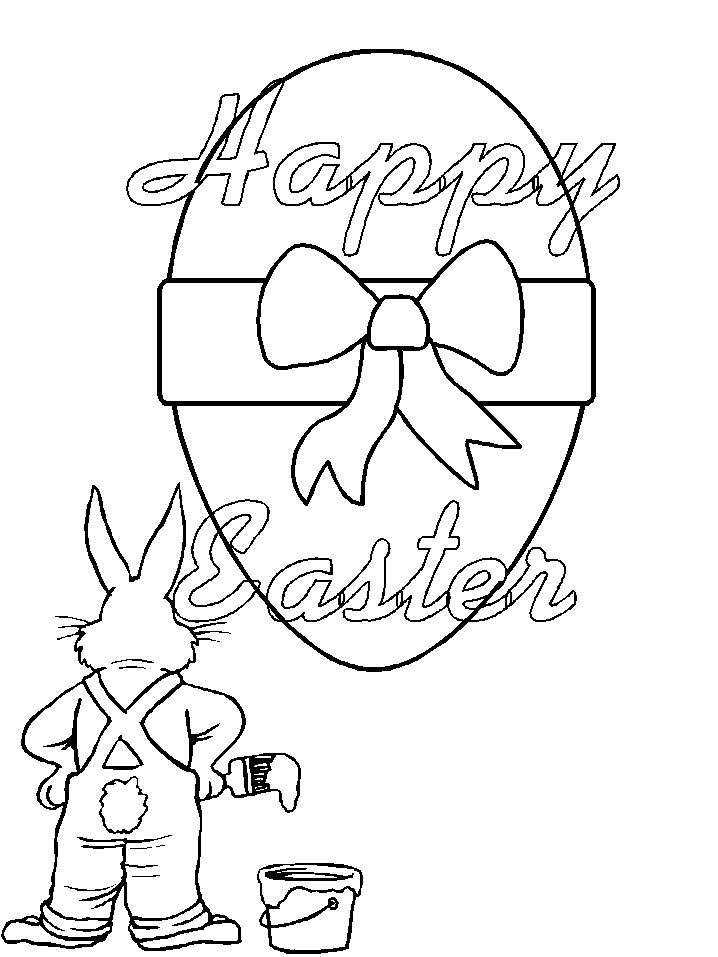 Free Easter Coloring Page