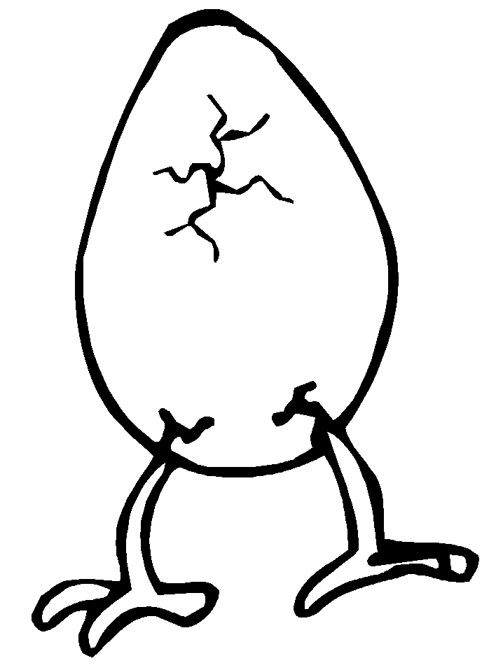 Easter Egg Coloring Page