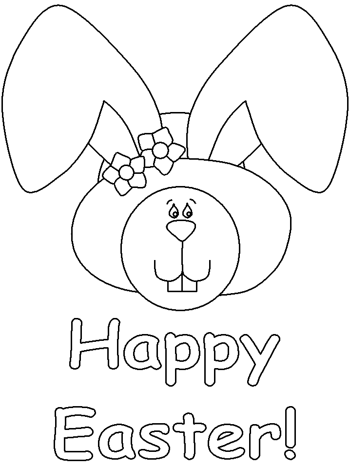 Free Easter Bunny Coloring Pages