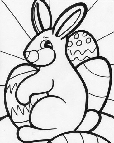 Easter Bunny coloring page