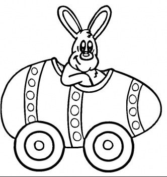 Easter Bunny Fun coloring page