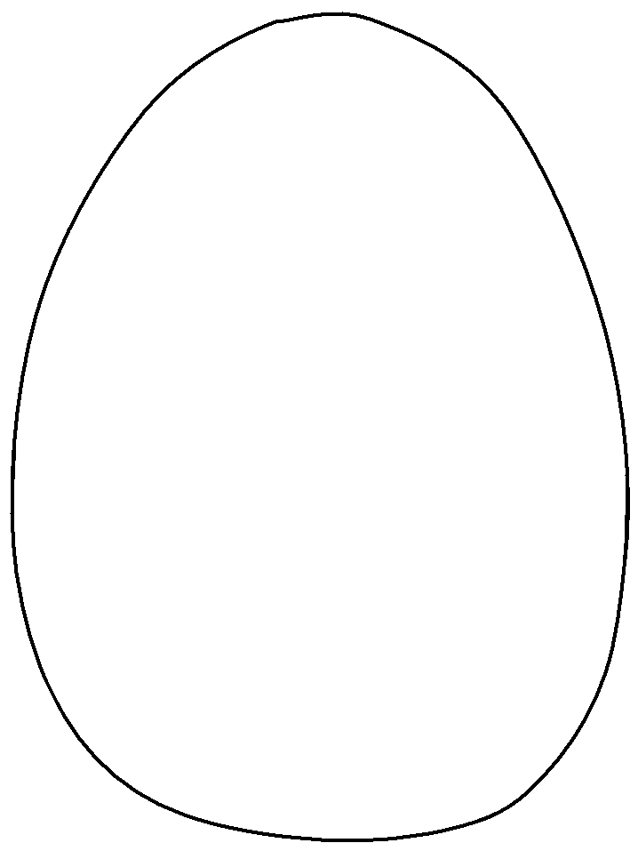 Easter Egg Coloring Page Free