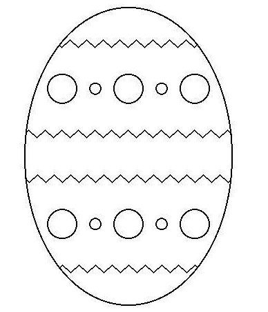 easter egg printable