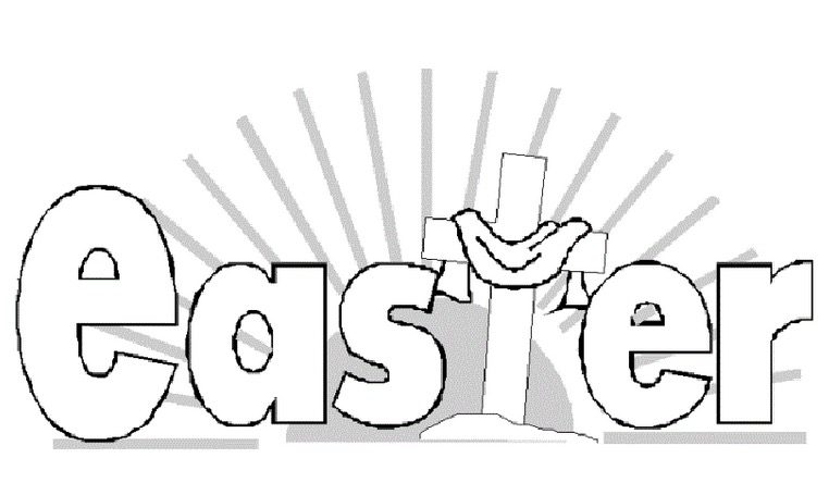 Easter He Is Risen coloring page