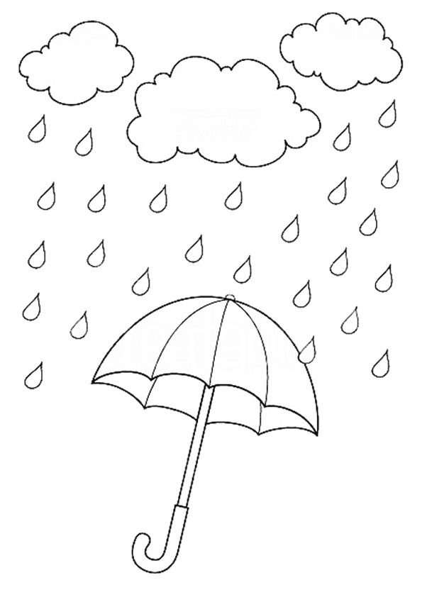 easy water drops coloring pages