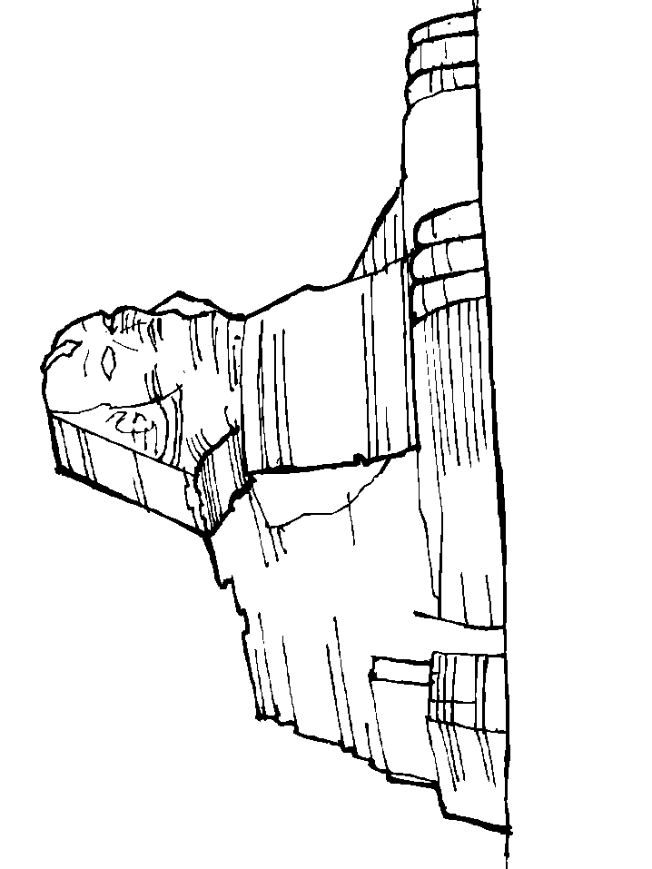 Egyption Tomb coloring page