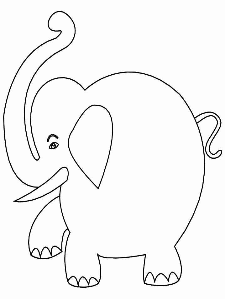 Elephant Coloring Pages