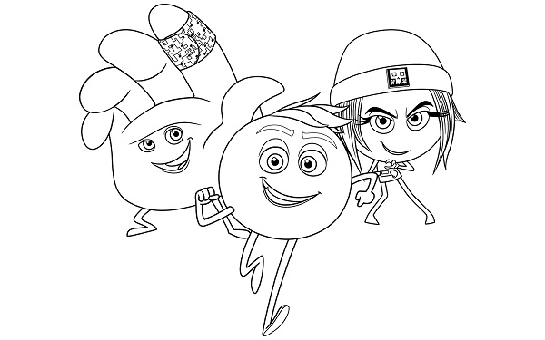 Emoji Movie Coloring Pages