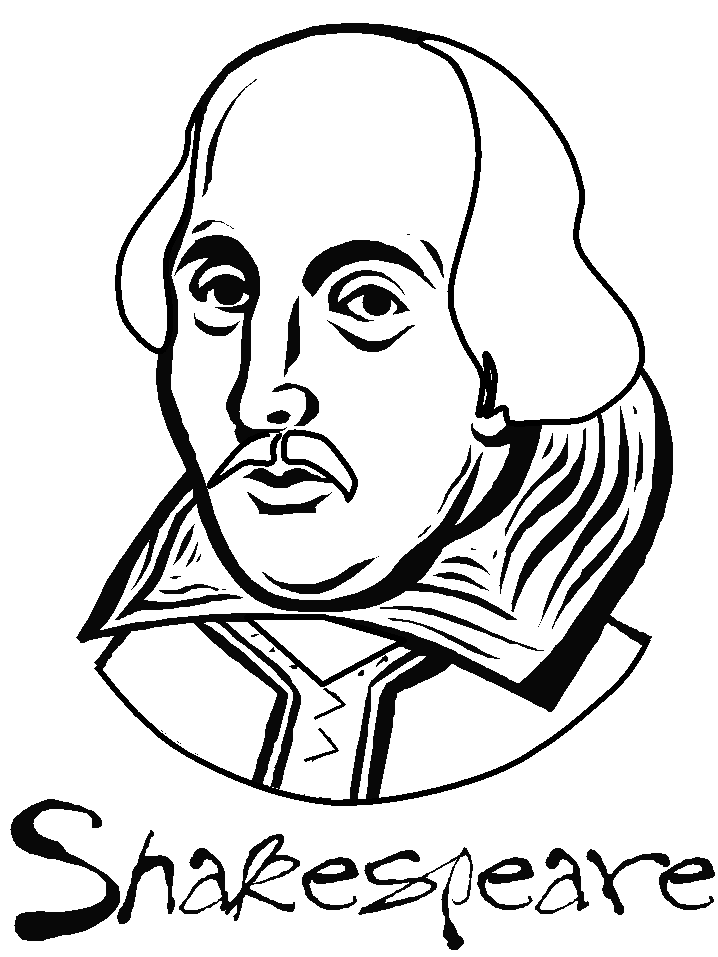 England Shakespeare Coloring Pages
