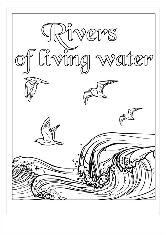 everlasting water coloring pages
