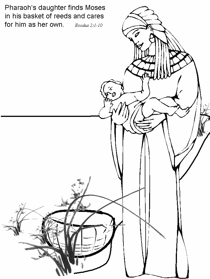 Exodus Bible Coloring Pages