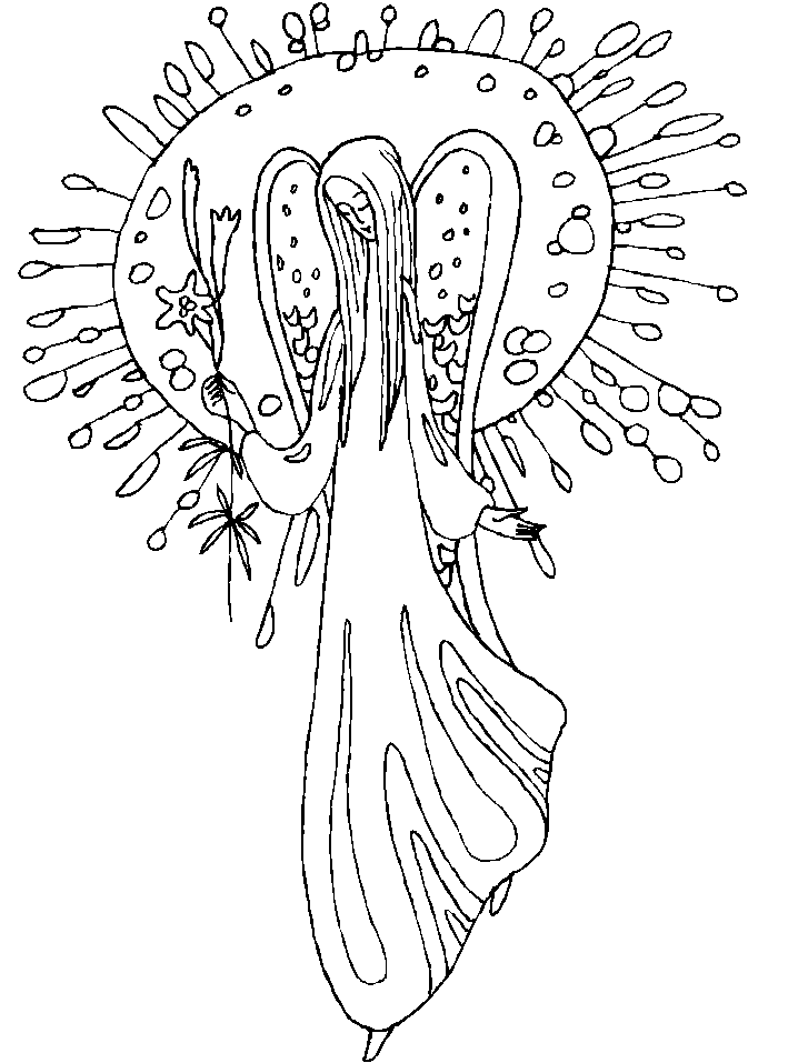 Fairies Goddess Coloring Pages