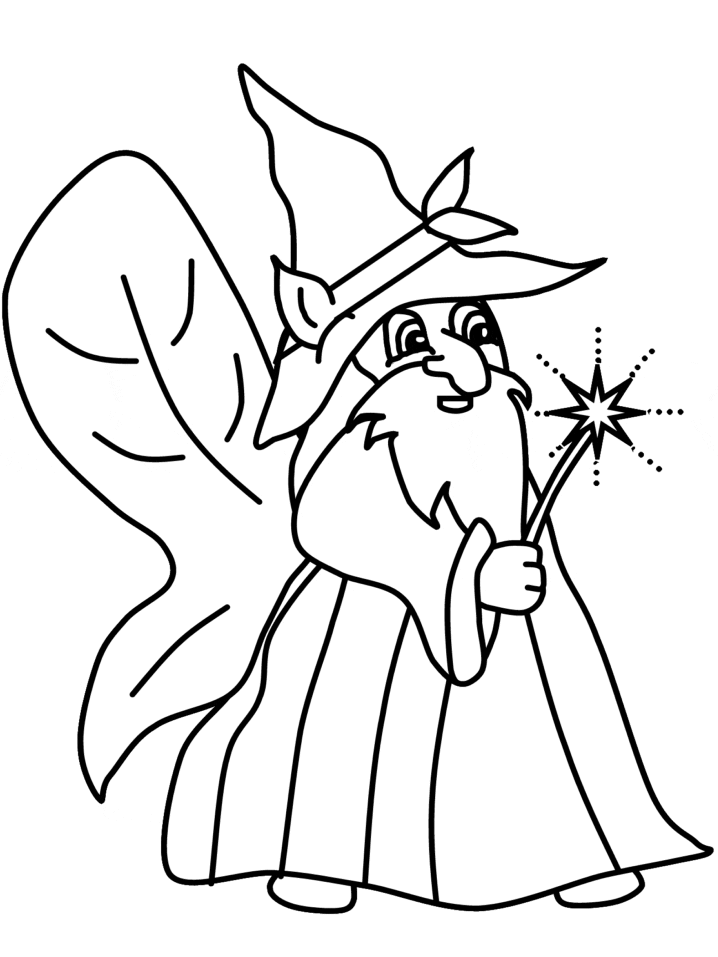 Elf Fairy Coloring Pages Free