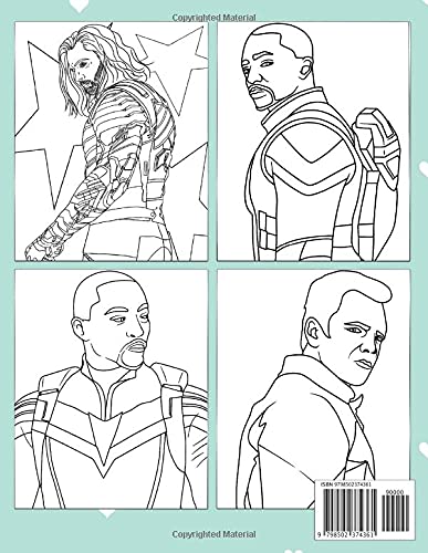 falcon and winter soldier coloring pages